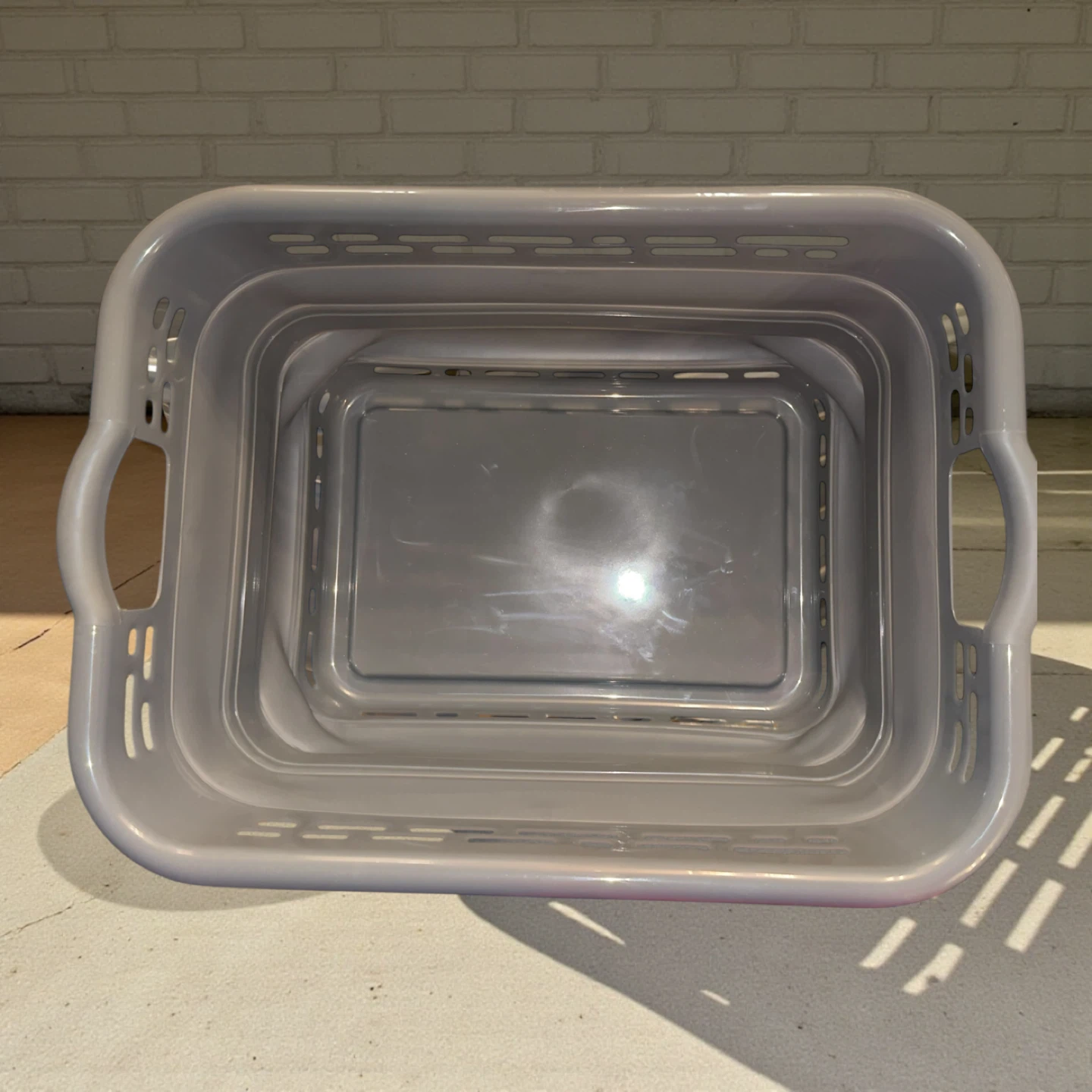 Collapsible Laundry Basket - Gray - photo 2