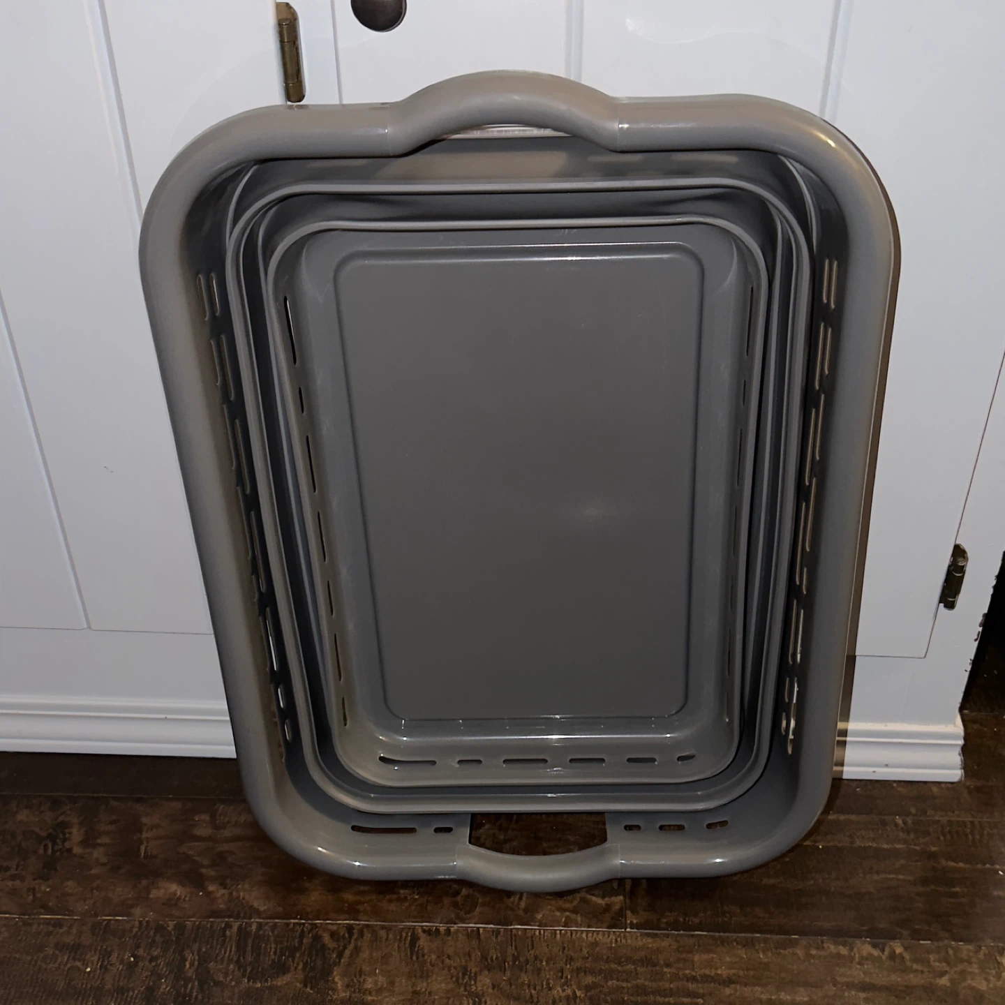 Collapsible Laundry Basket - Gray