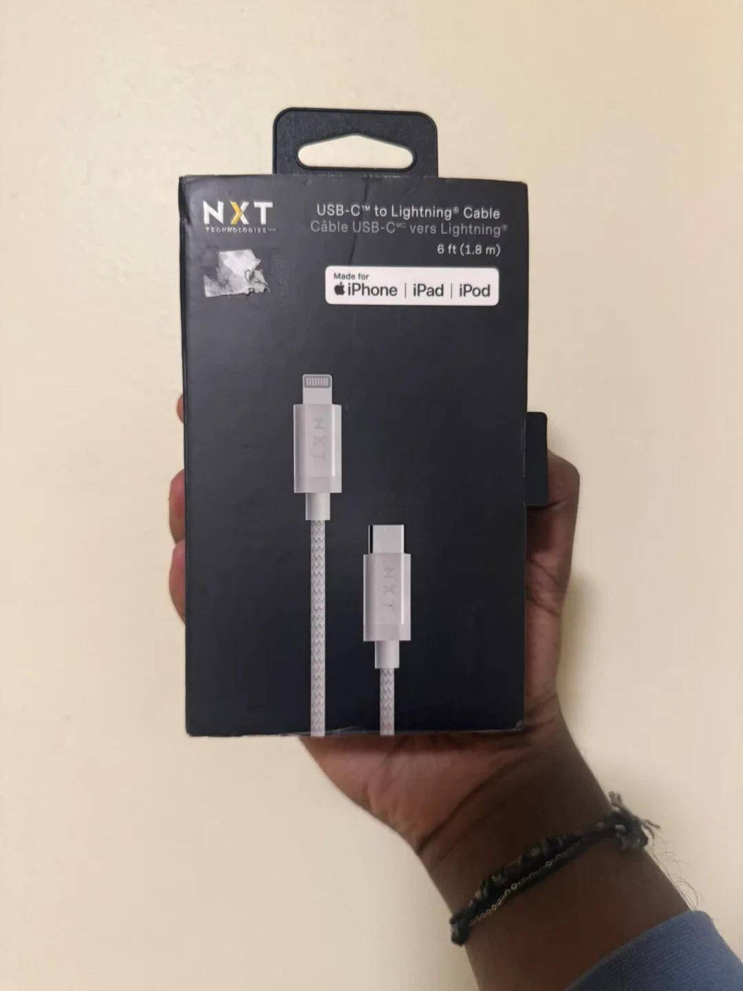 FREE — NXT USB-C to Lightning Cable (6ft)