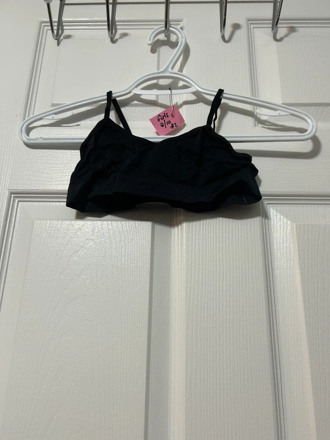 Girls bra (blk / sz 8/10)