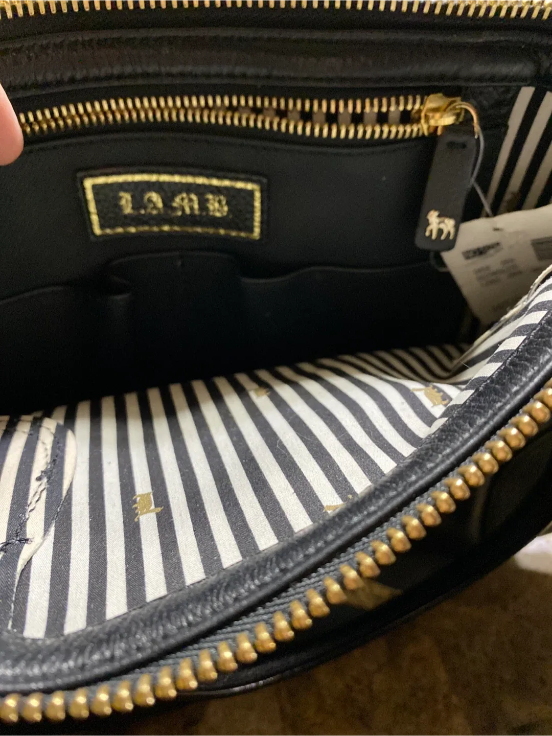 L.A.M.B. Black Handbag image indicator(4)