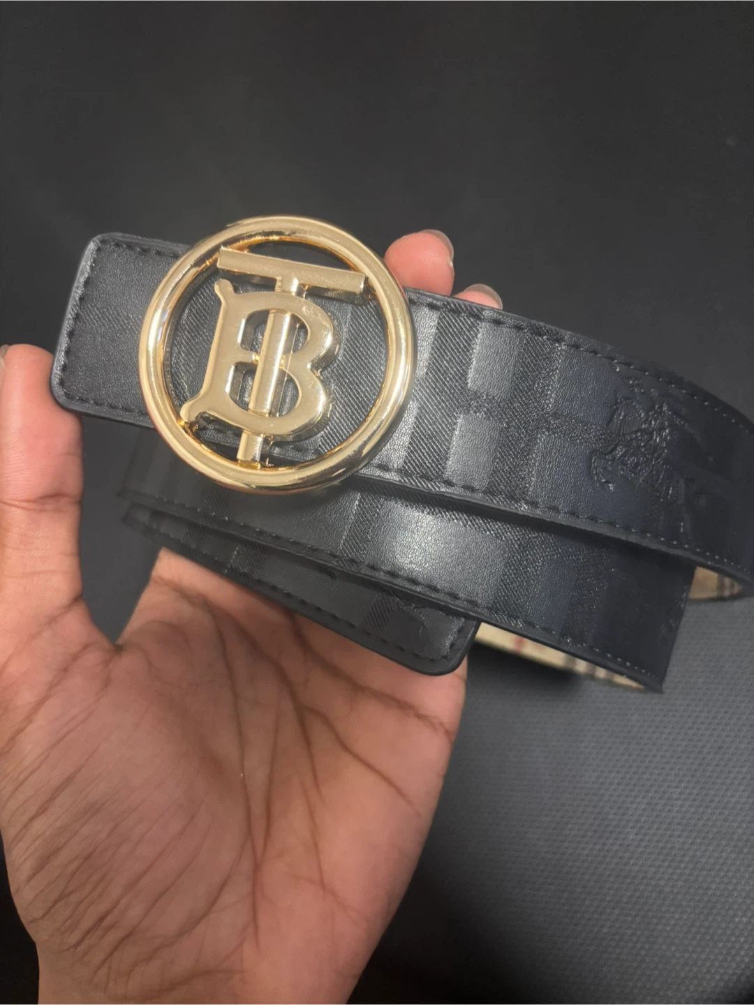 Burberry Reversible Leather Belt - photo 3