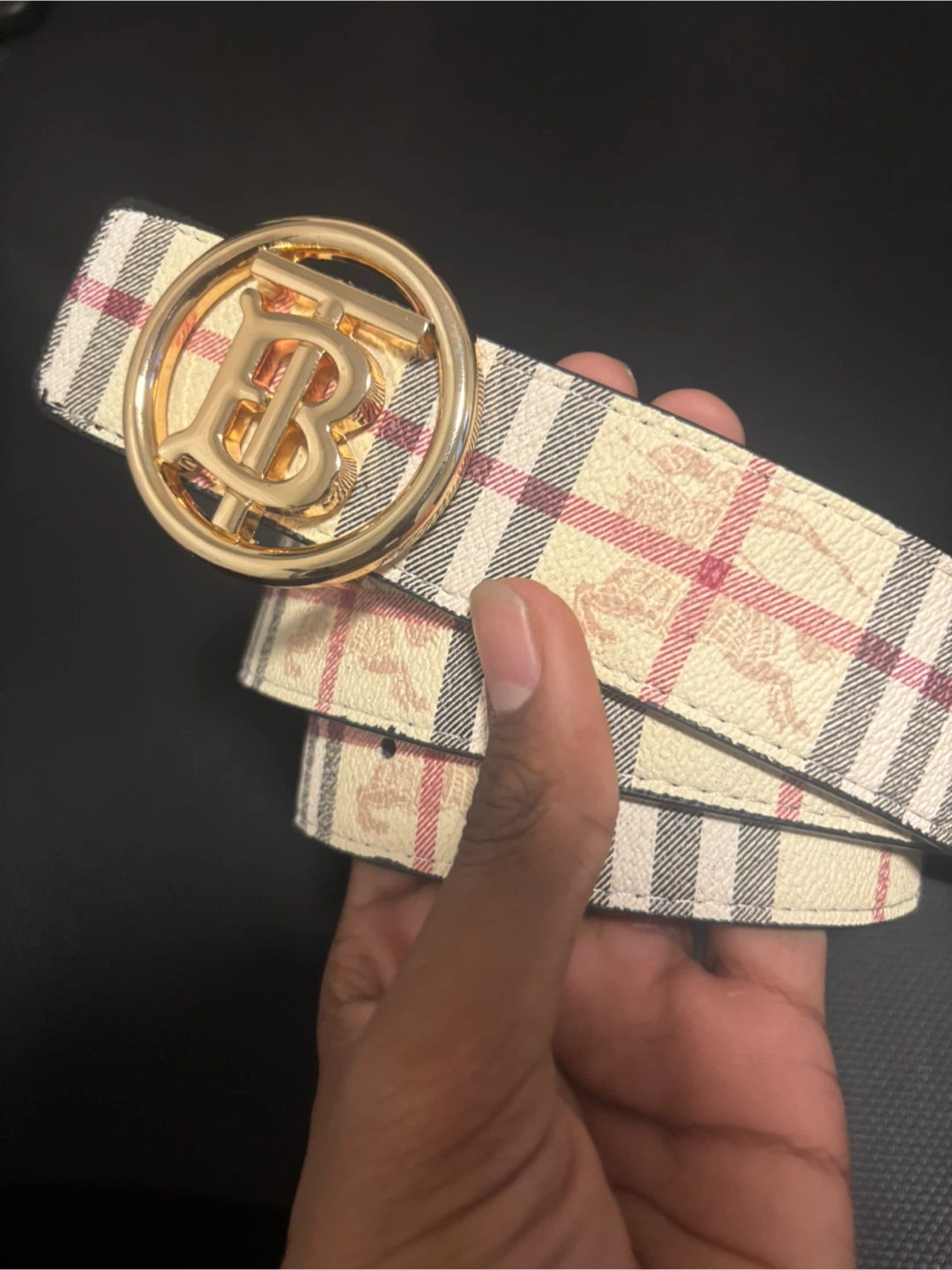 Burberry Reversible Leather Belt - photo 2