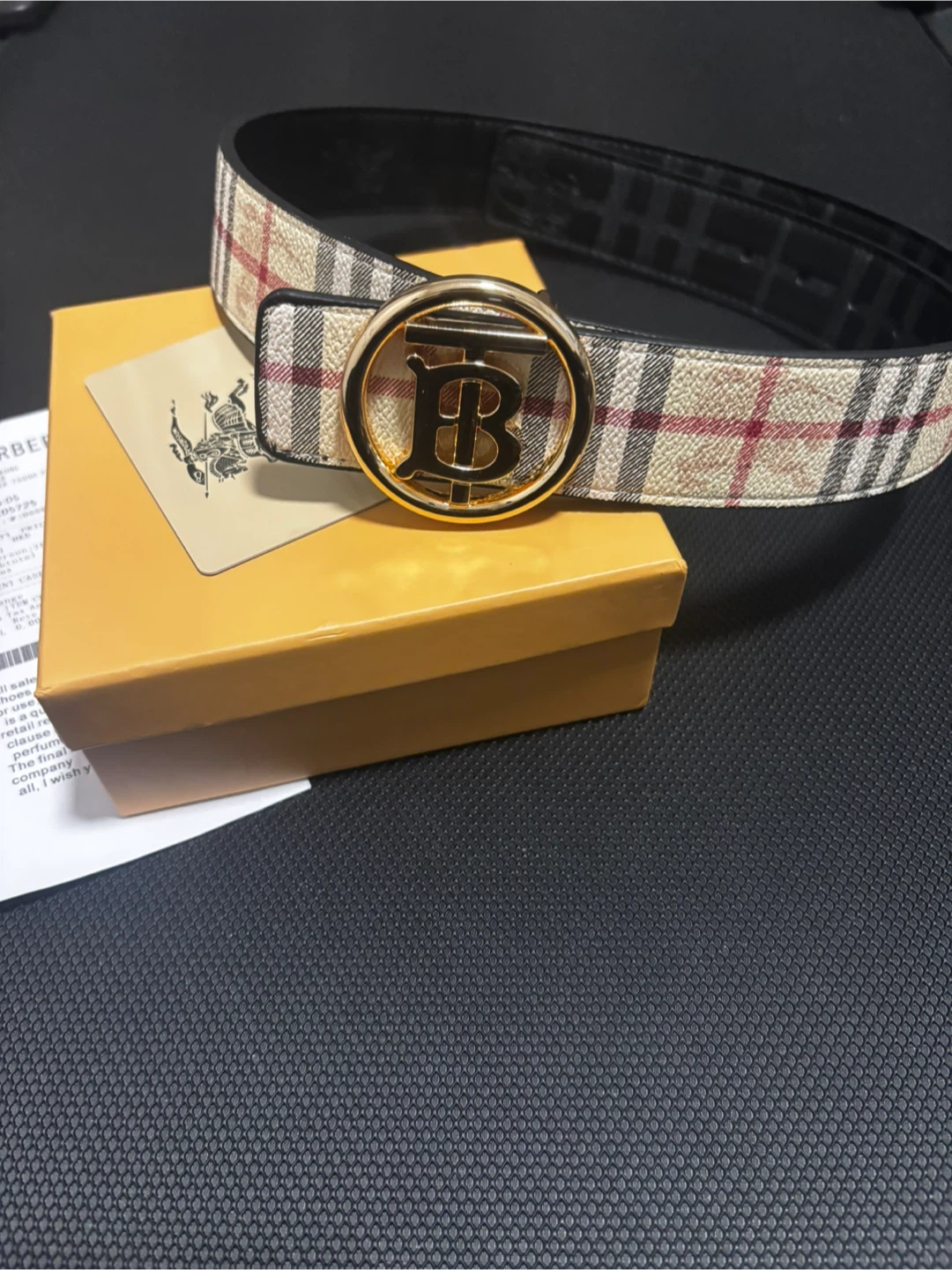 Burberry Reversible Leather Belt