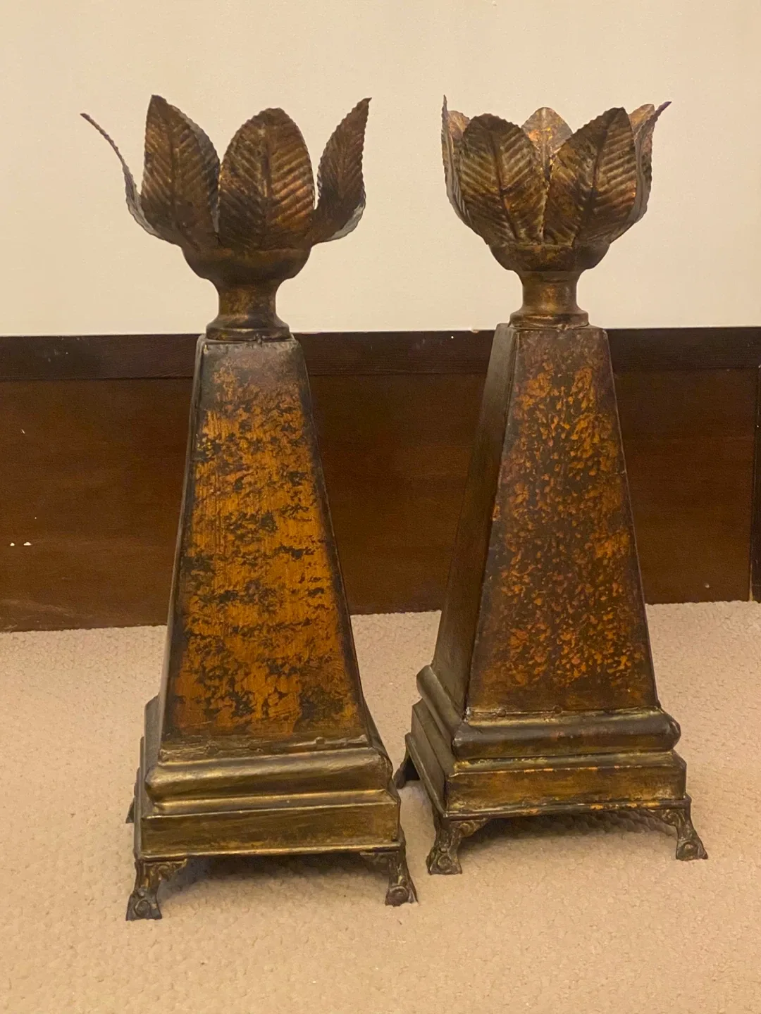 Decorative Candle Holders - Set of 2