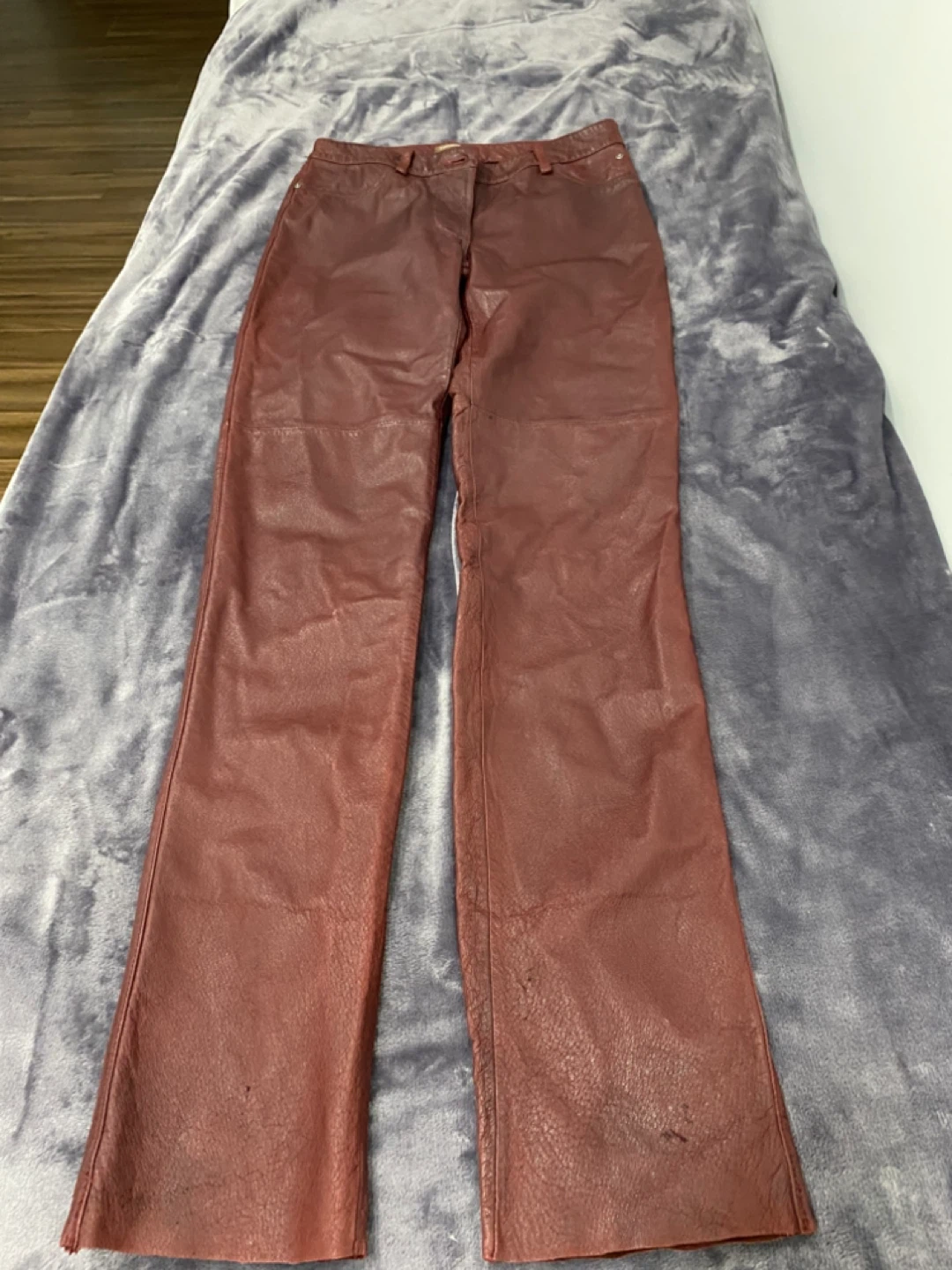 Danier Leather Pants - Burgundy - photo 2