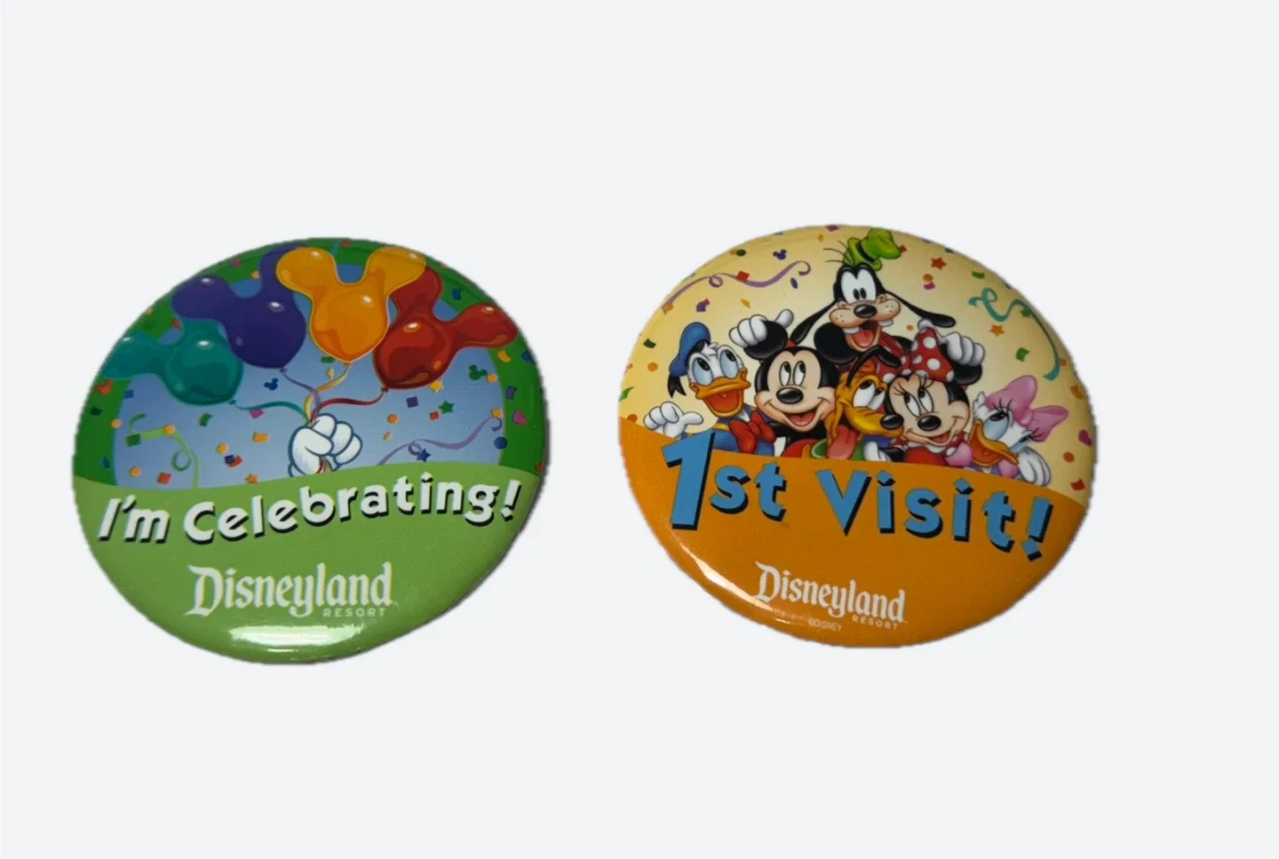 Disneyland 1st Visit & Celebrating Buttons