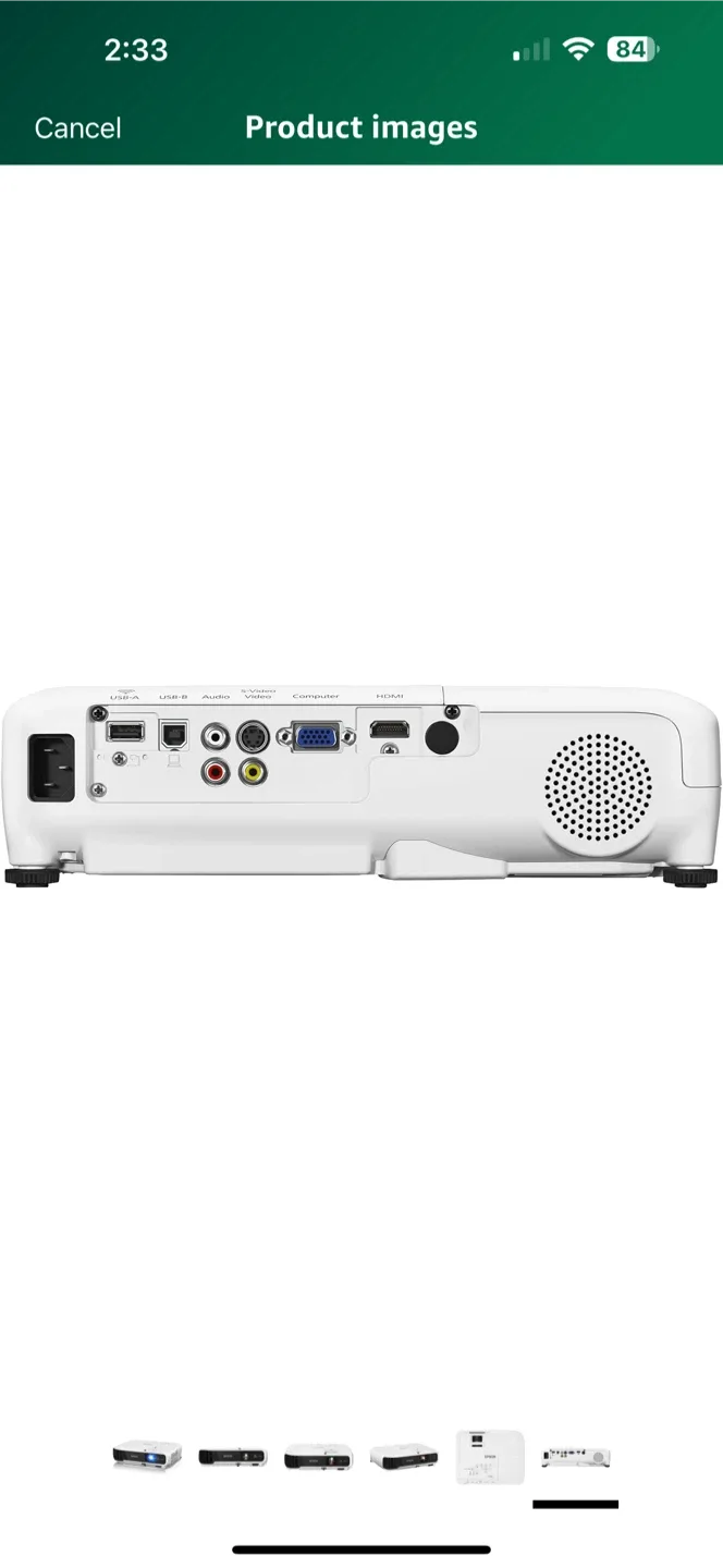 Epson VS240 Projector image indicator(3)