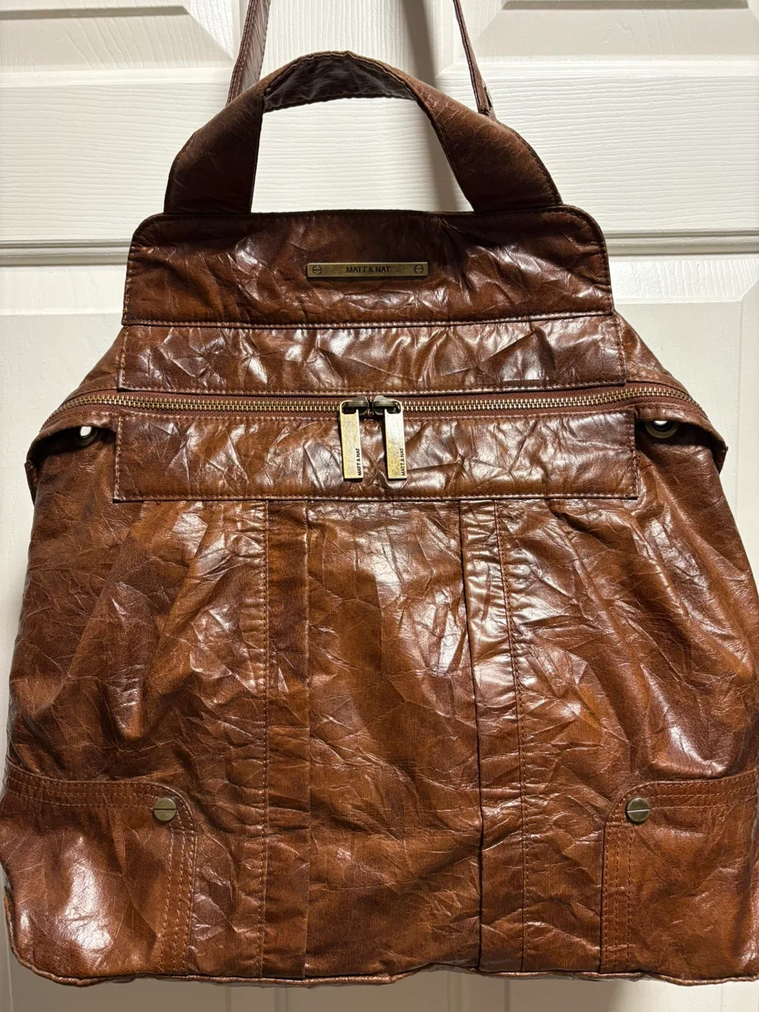 Matt & Nat Brown Tote Bag image indicator(10)