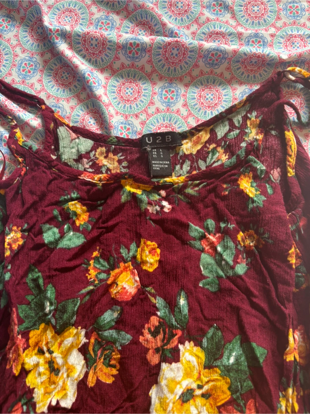 U2B Floral Romper - Size large - photo 2