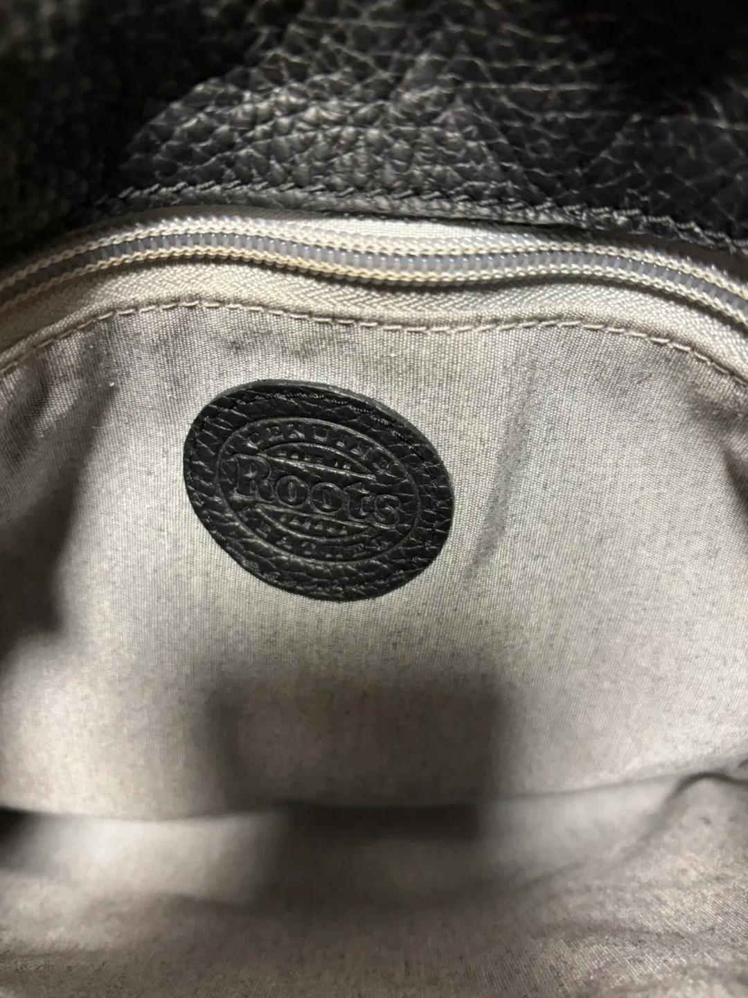 Roots Black Leather Crossbody Bag image indicator(5)