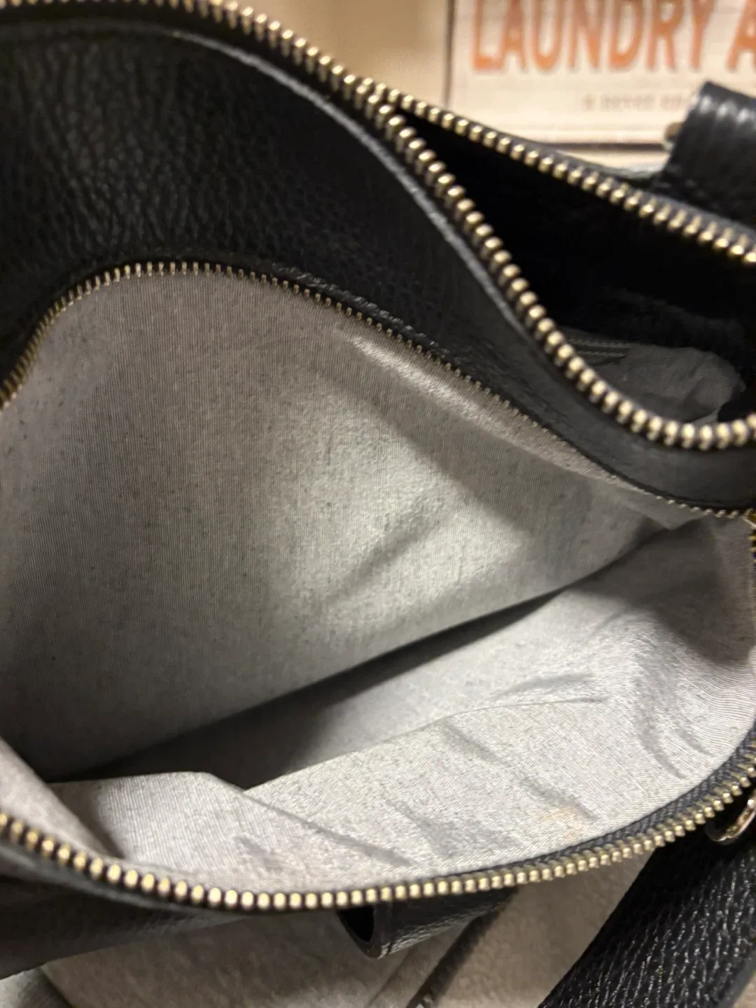 Roots Black Leather Crossbody Bag image indicator(6)