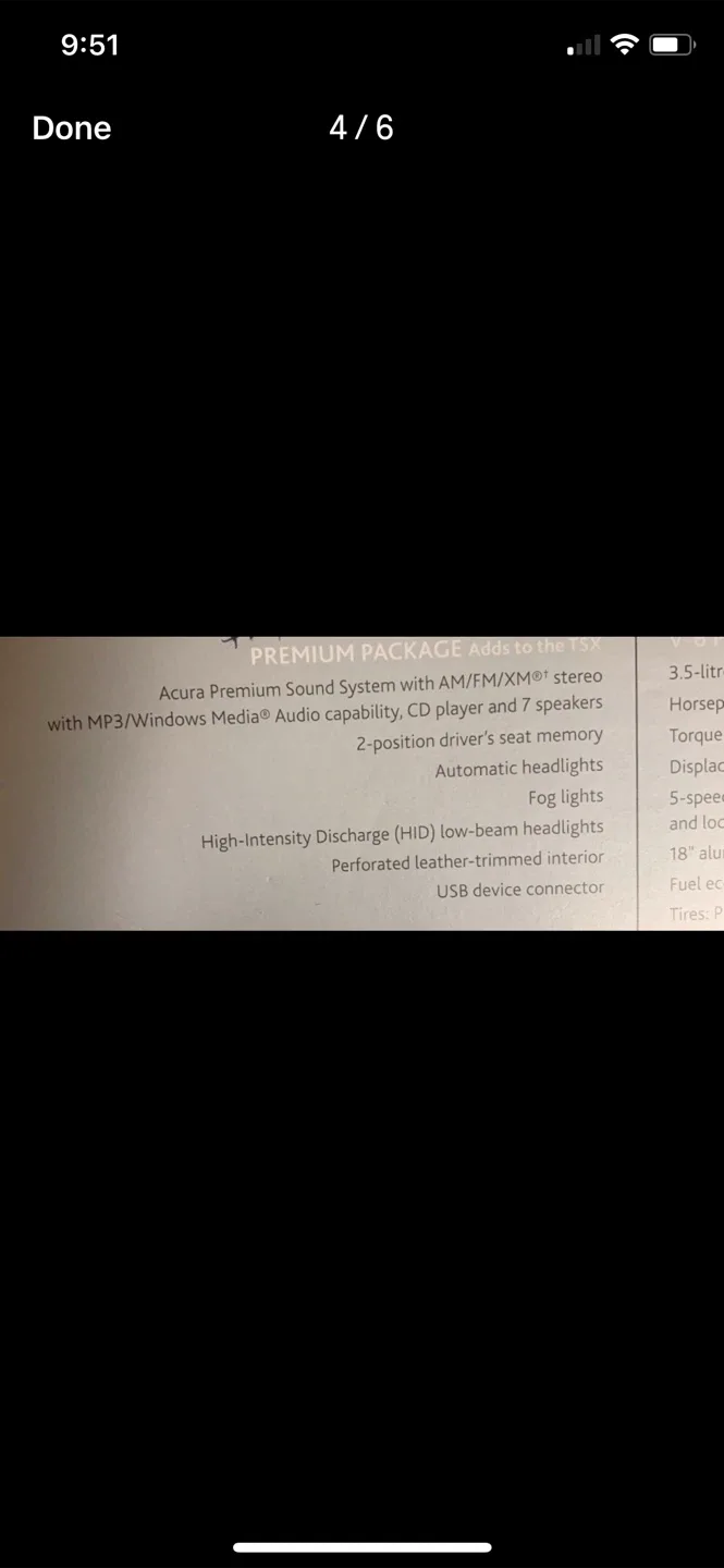 Acura TSX Sedan - White image indicator(7)