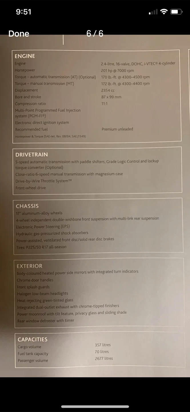 Acura TSX Sedan - White image indicator(9)