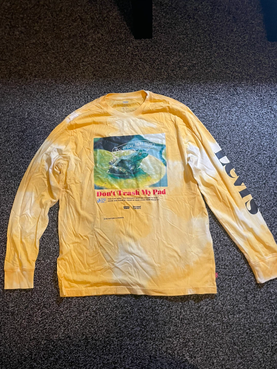 Levi's Yellow Graphic Long Sleeve