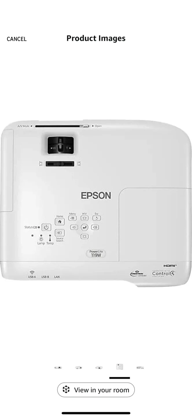 Epson PowerLite 119W Projector image indicator(3)