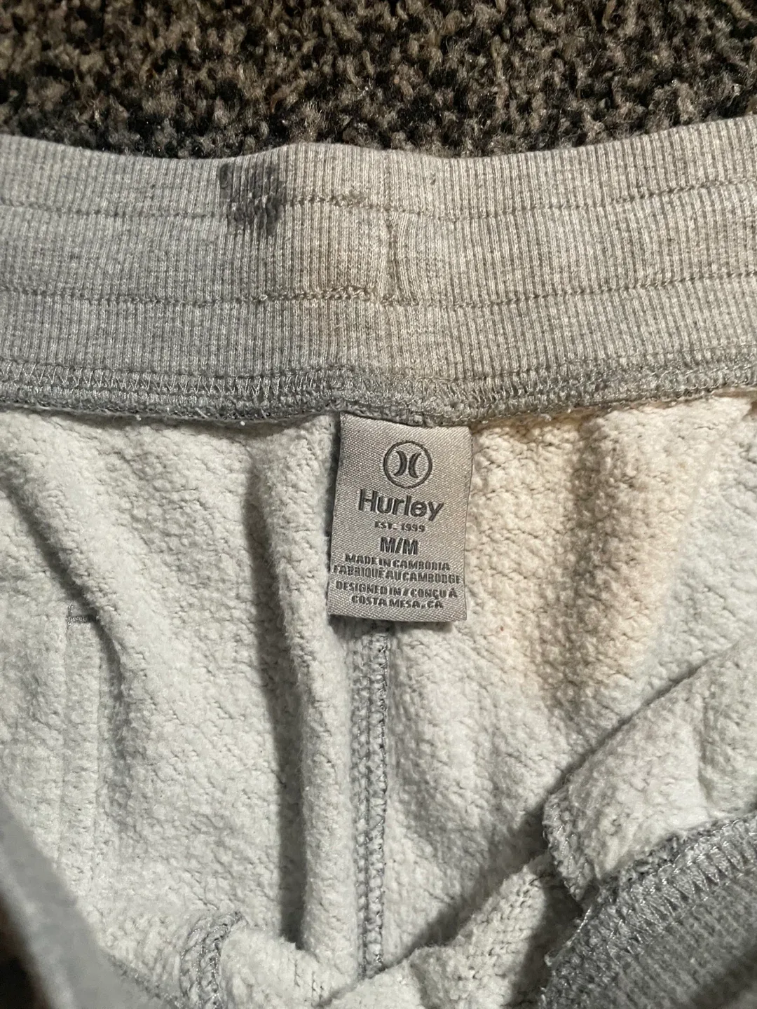 Hurley Grey Joggers - Size M image indicator(3)