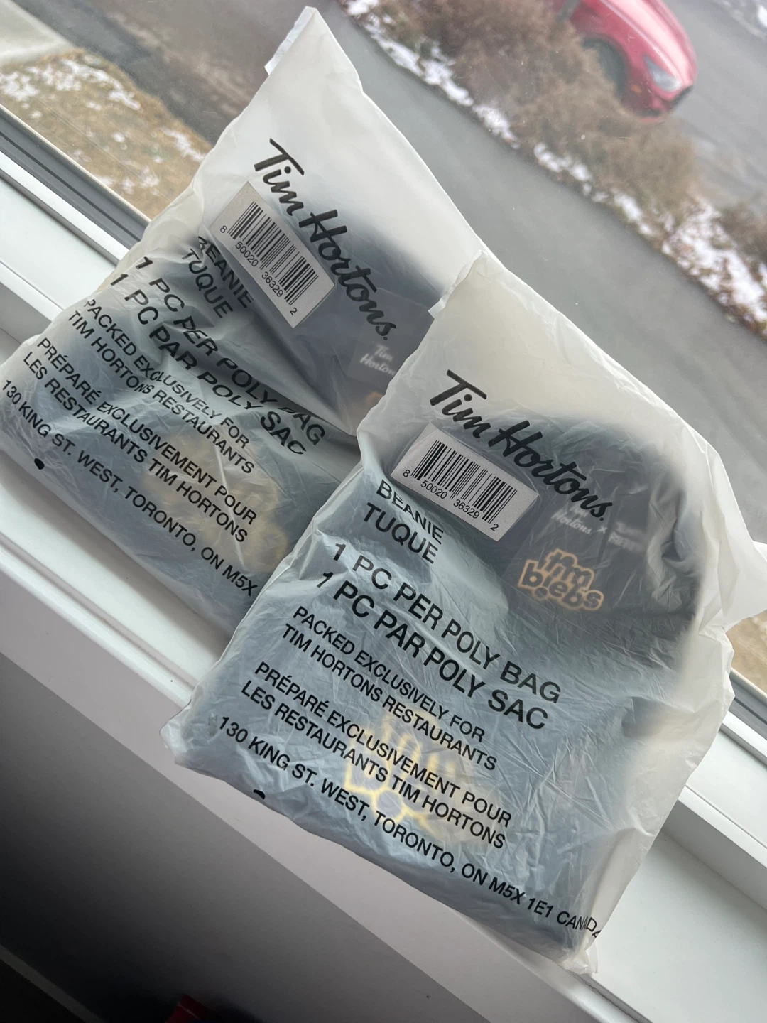 Tim Biebs Toque ( 2 - Sealed Pack )