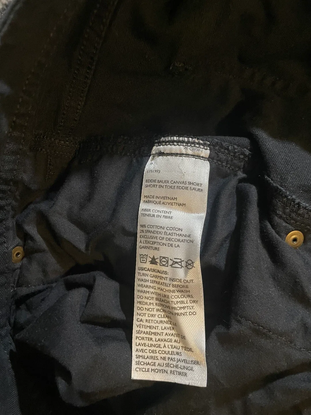 Eddie Bauer Canvas Short - Men's Size 36 image indicator(4)