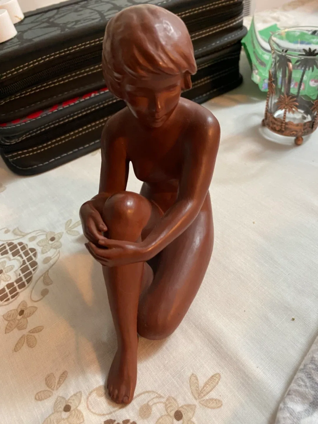 Goebel “Lady in repose” ceramic figurine thumbnail