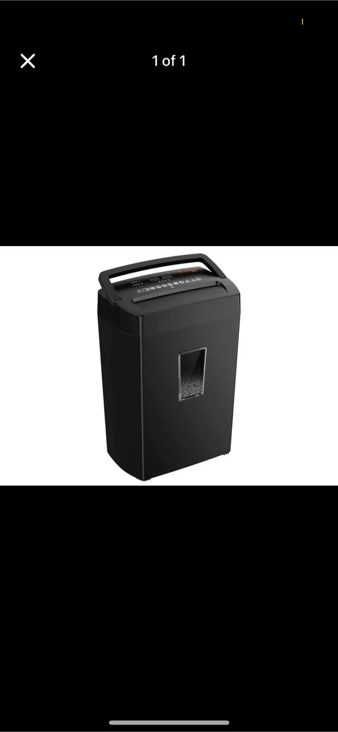 Black Paper Shredder