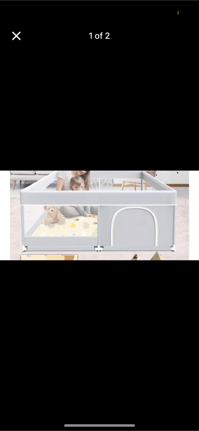 Baby Playpen - Gray