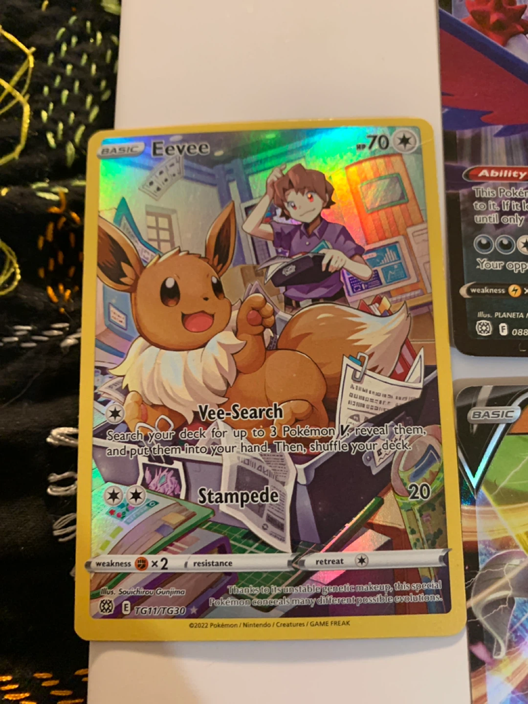 Pokemon Card Lot - Eevee V & More! - photo 4