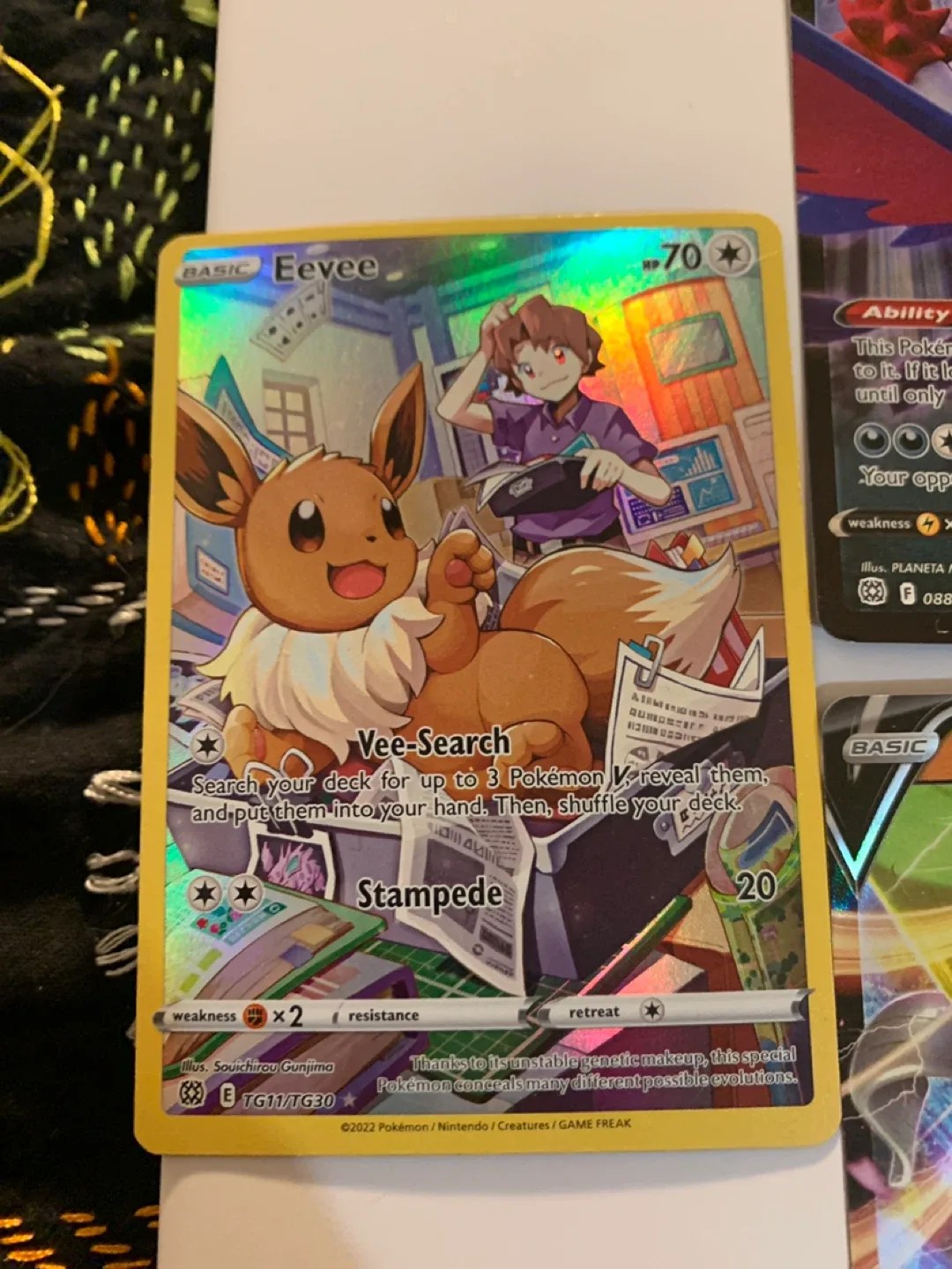 Pokemon Card Lot - Eevee V & More! image indicator(4)