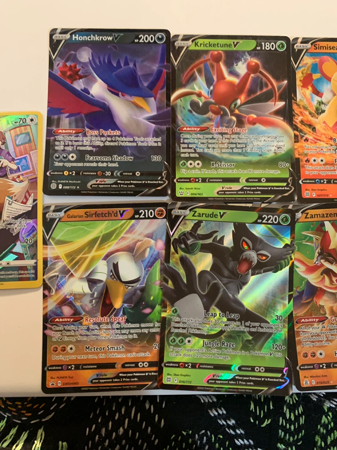 Pokemon Card Lot - Eevee V & More! - photo 2
