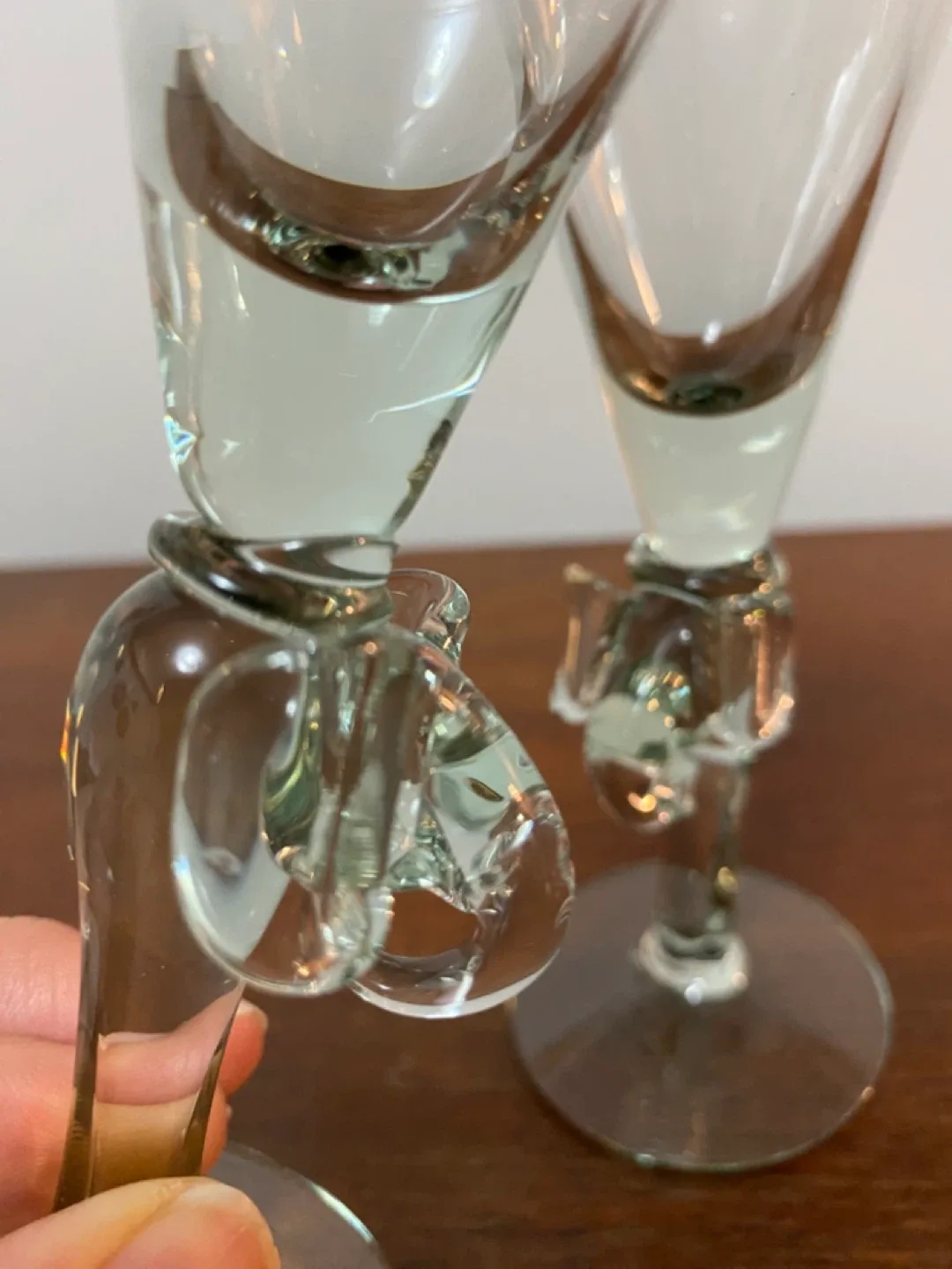 Elephant Stem Martini Glasses - Set of 2 image indicator(2)