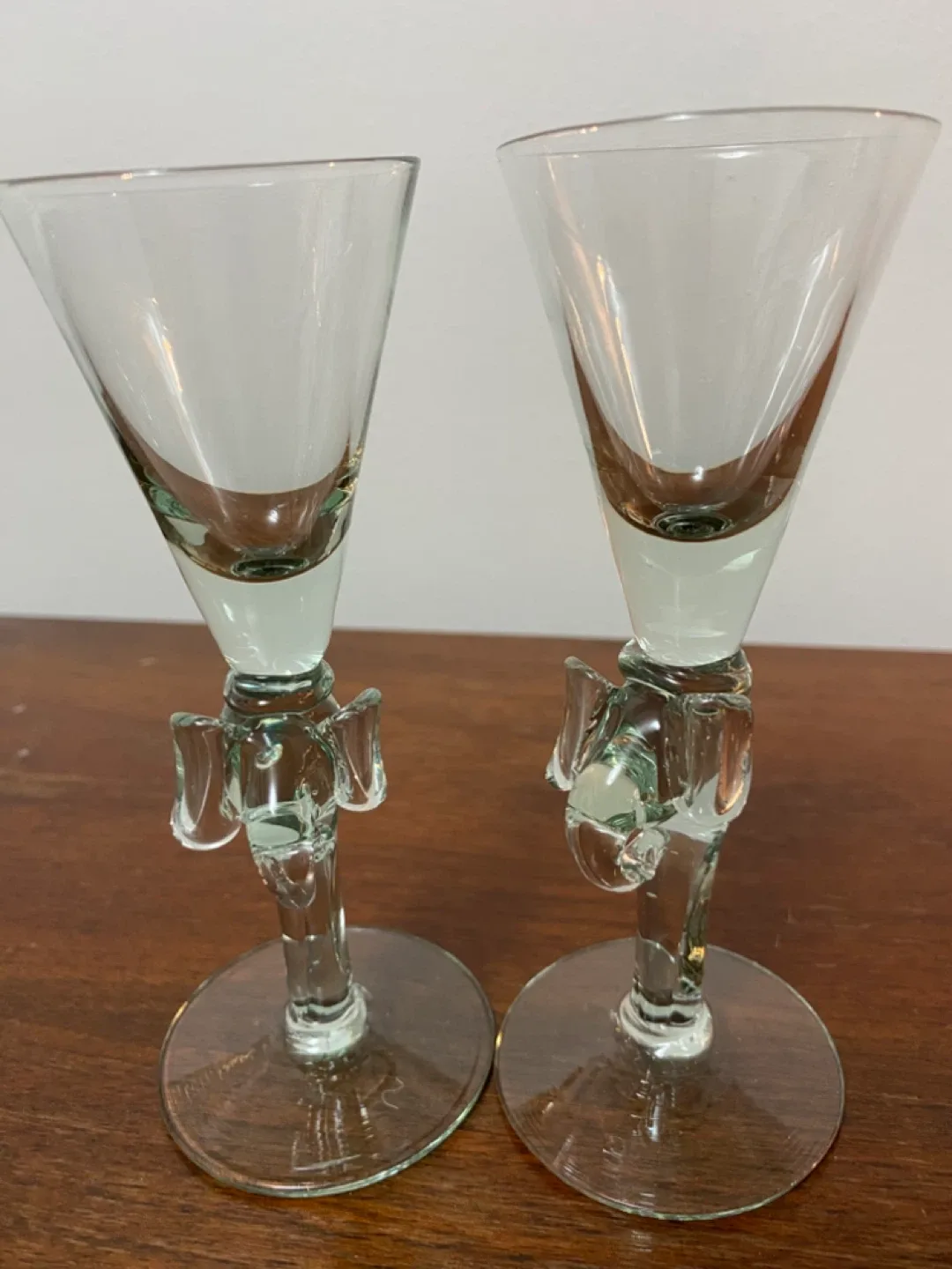 Elephant Stem Martini Glasses - Set of 2 thumbnail