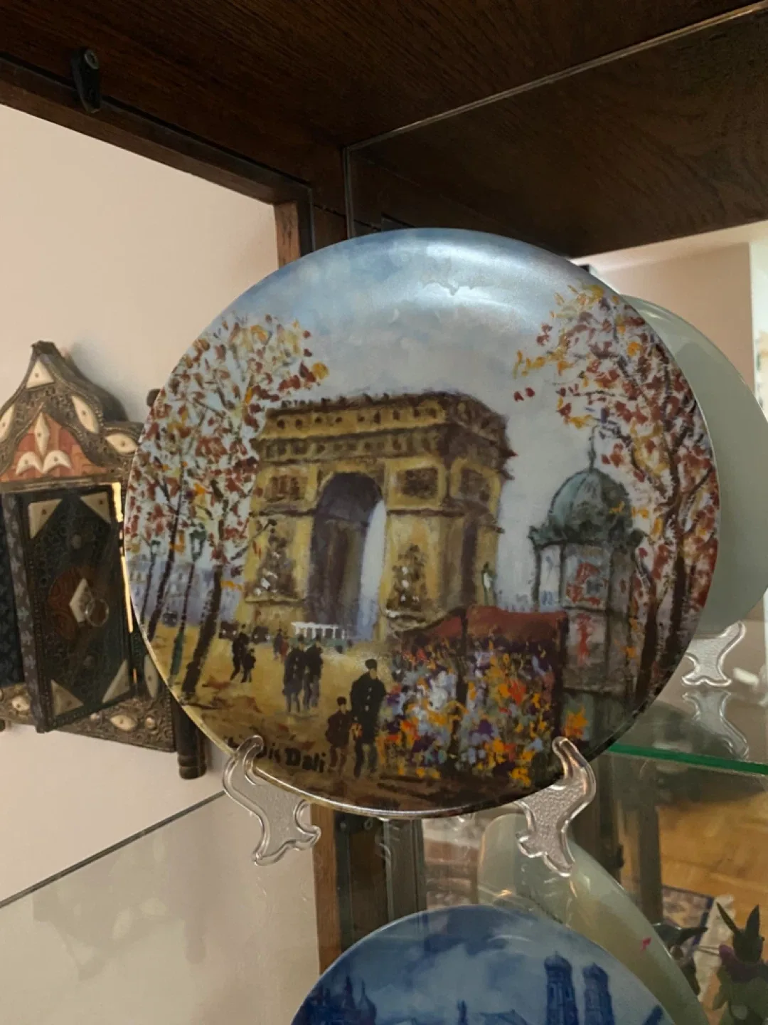 Paris Arc de Triomphe Decorative Plate thumbnail