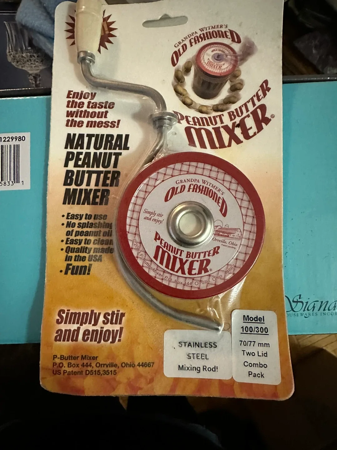 Grandpa Witmer's Old Fashioned Peanut Butter Mixer