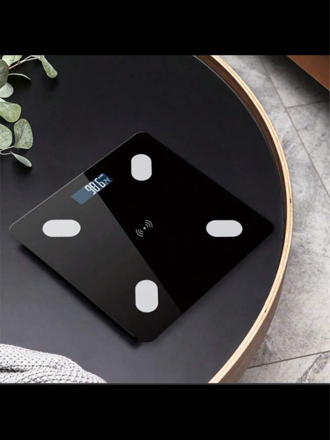 Digital Smart Scale - Black, 26x26cm
