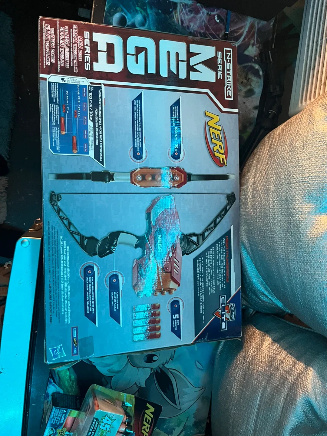 NERF MEGA Ultimate Blaster & HUGE Dart Ammo Lot! image indicator(9)