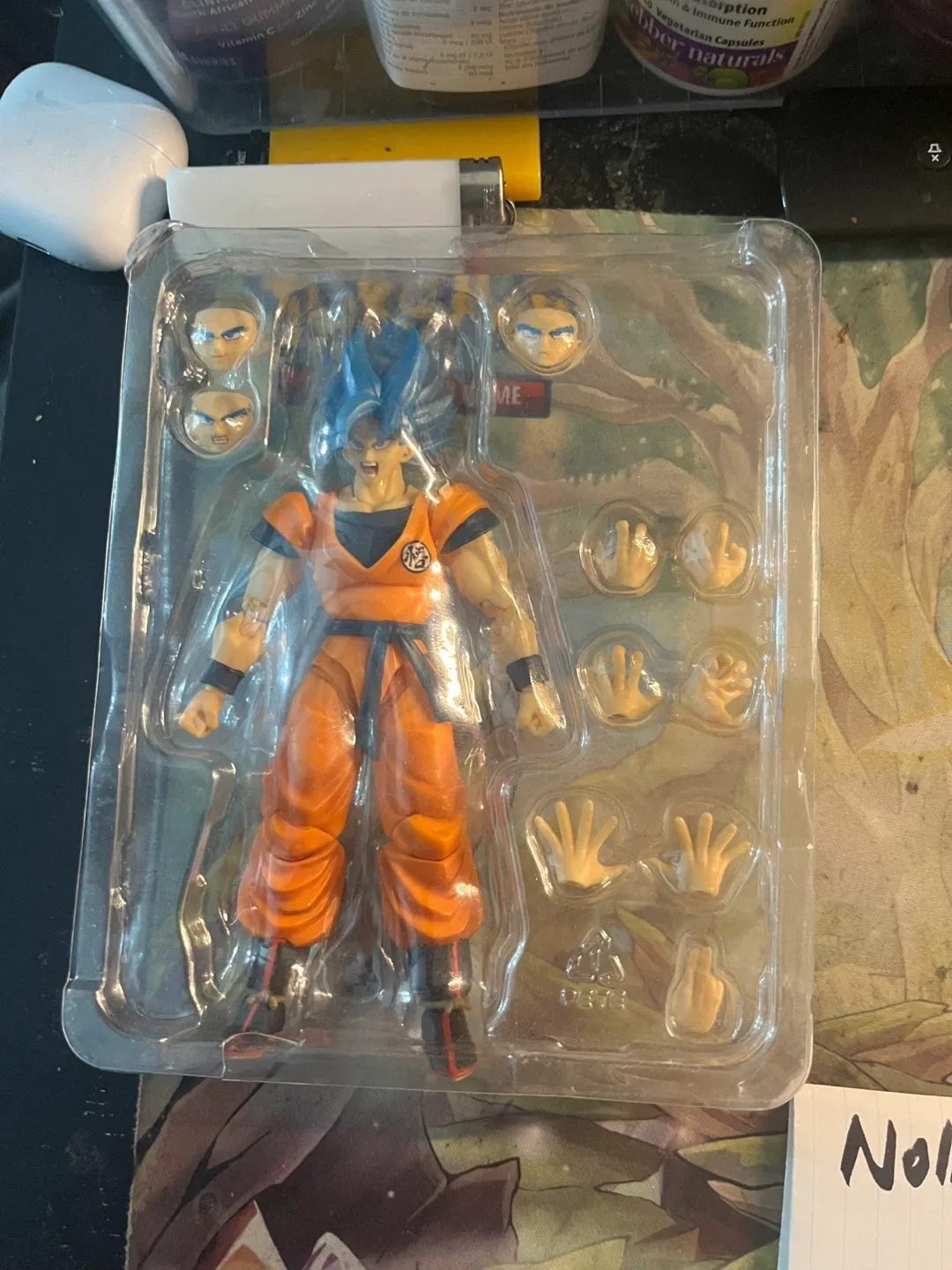 Dragon Ball Super Saiyan blue Goku sh figarts