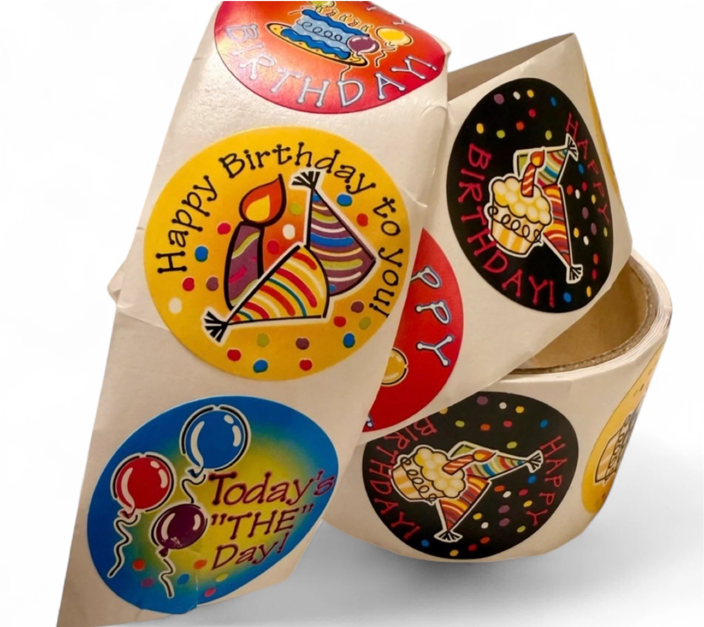 Roll of Birthday Stickers - photo 3