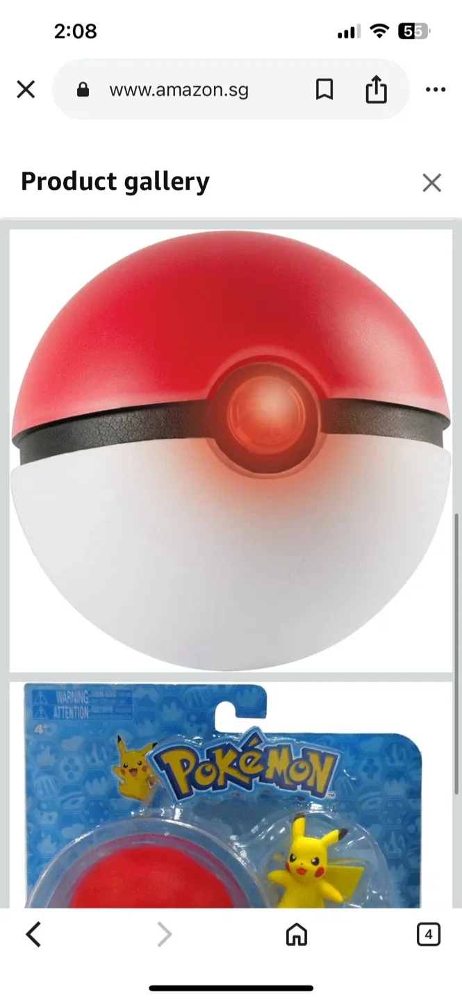 TOMY Pokémon Lights and Sounds Poké Ball image indicator(4)