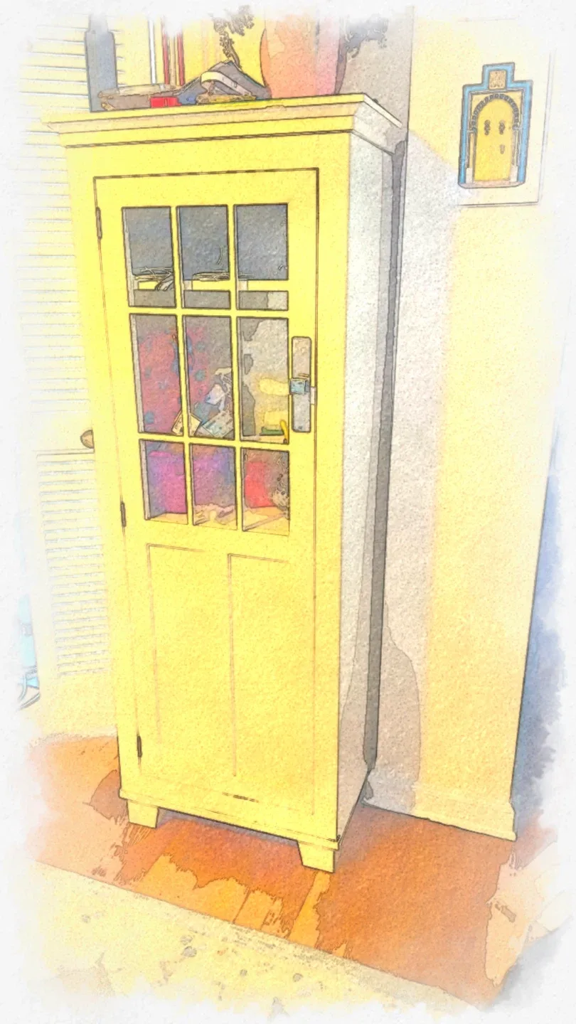 Crate & Barrel • White Display Cabinet - 5ft Tall image indicator(5)