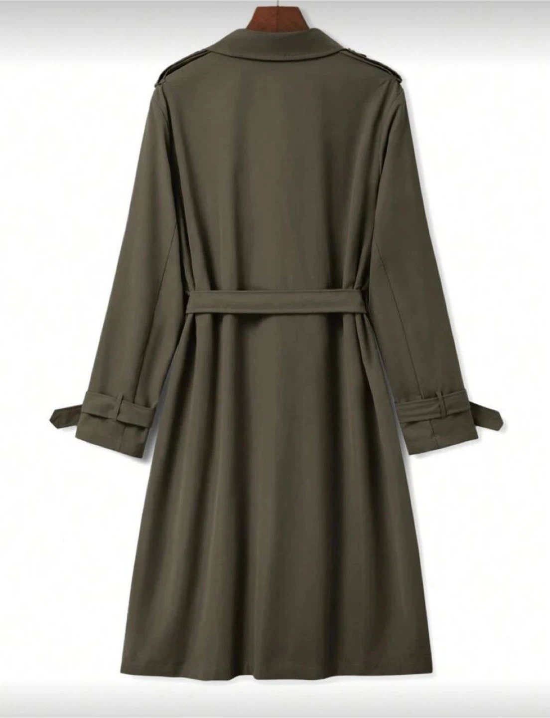 Olive Green Trench Coat , XL-XXL - photo 2