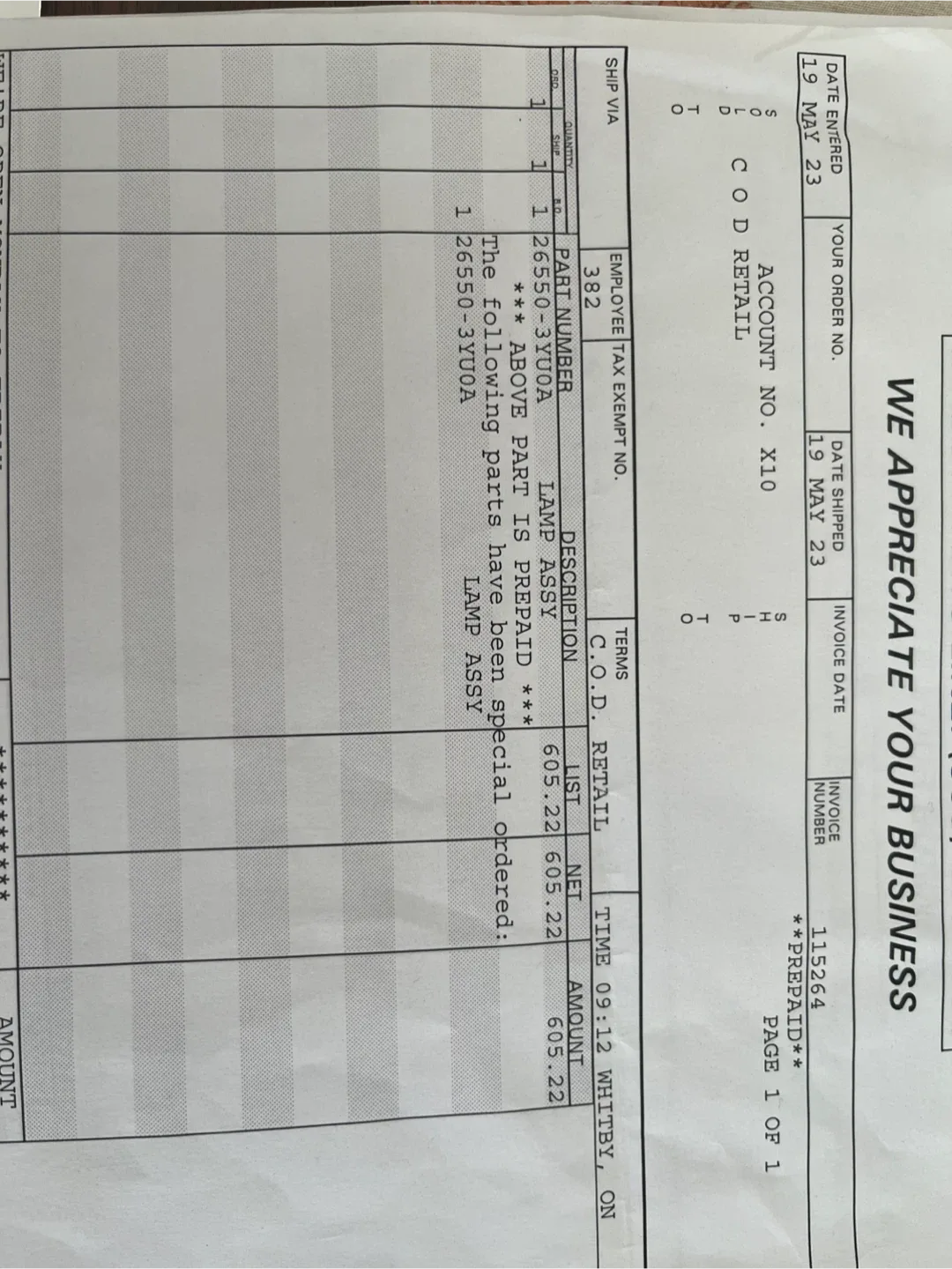 Nissan Sentra left tail light image indicator(2)