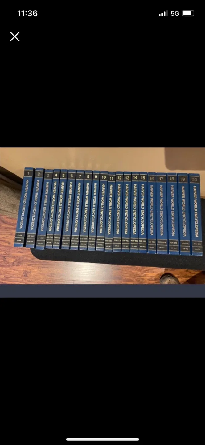 Harver World Encyclopedia - Complete Set (Volumes 1-20)