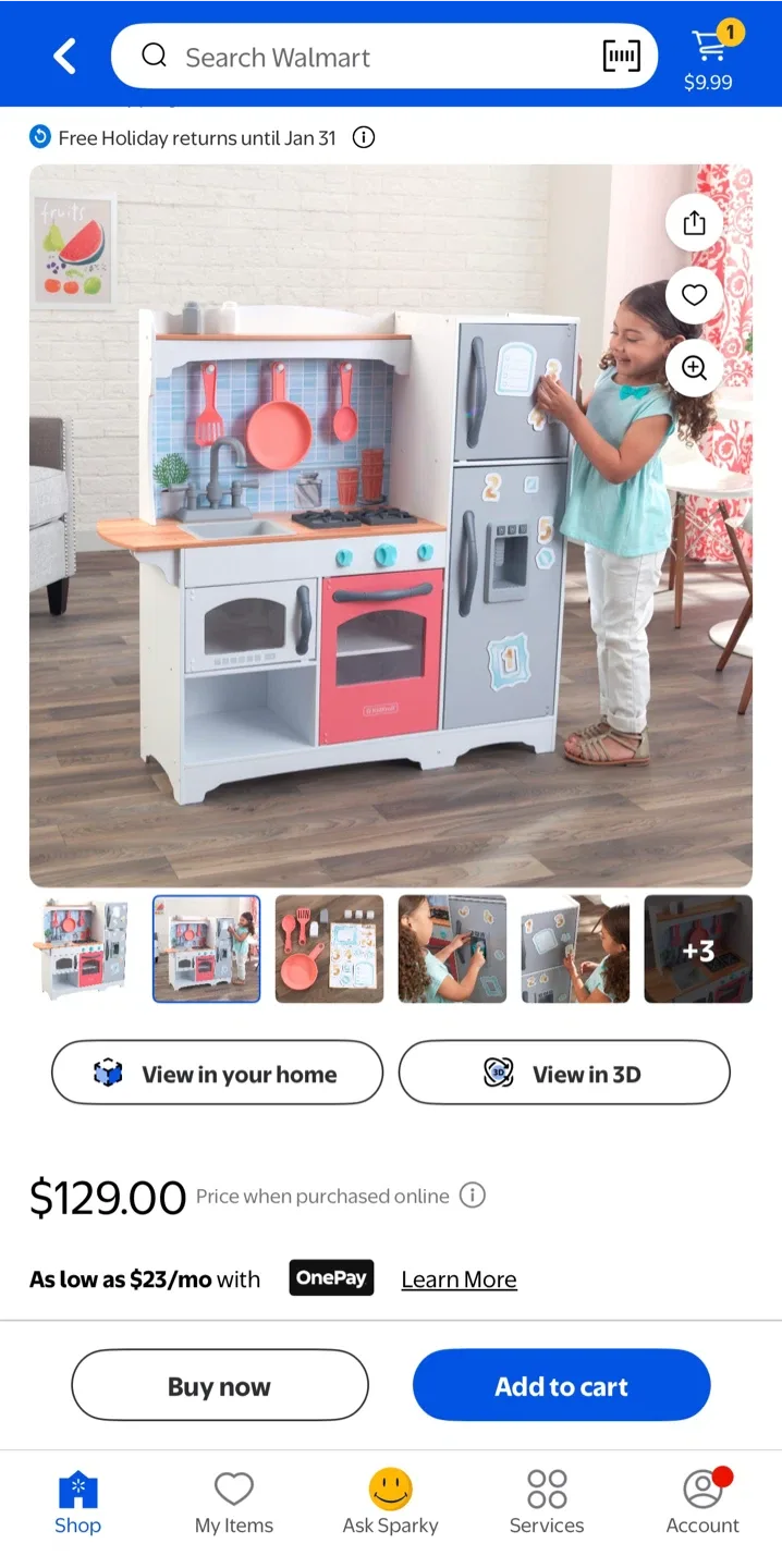 KidKraft Wooden Play Kitchen image indicator(8)