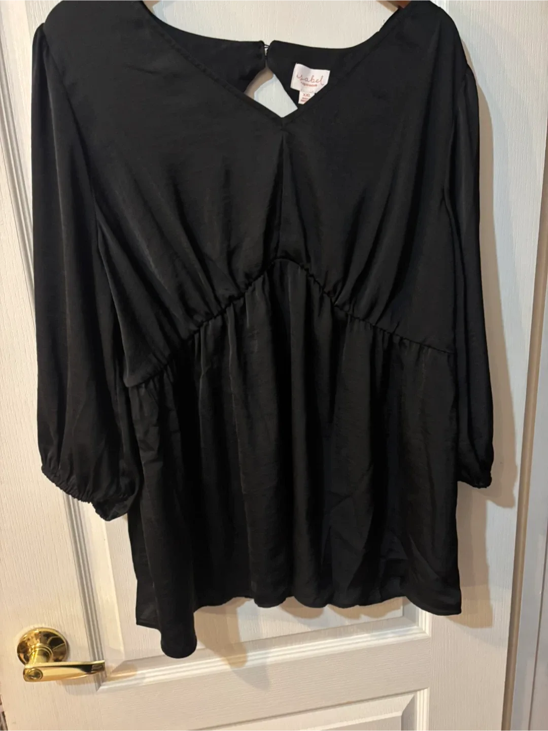 Isabel Maternity Black Blouse - Size XXL image indicator(2)