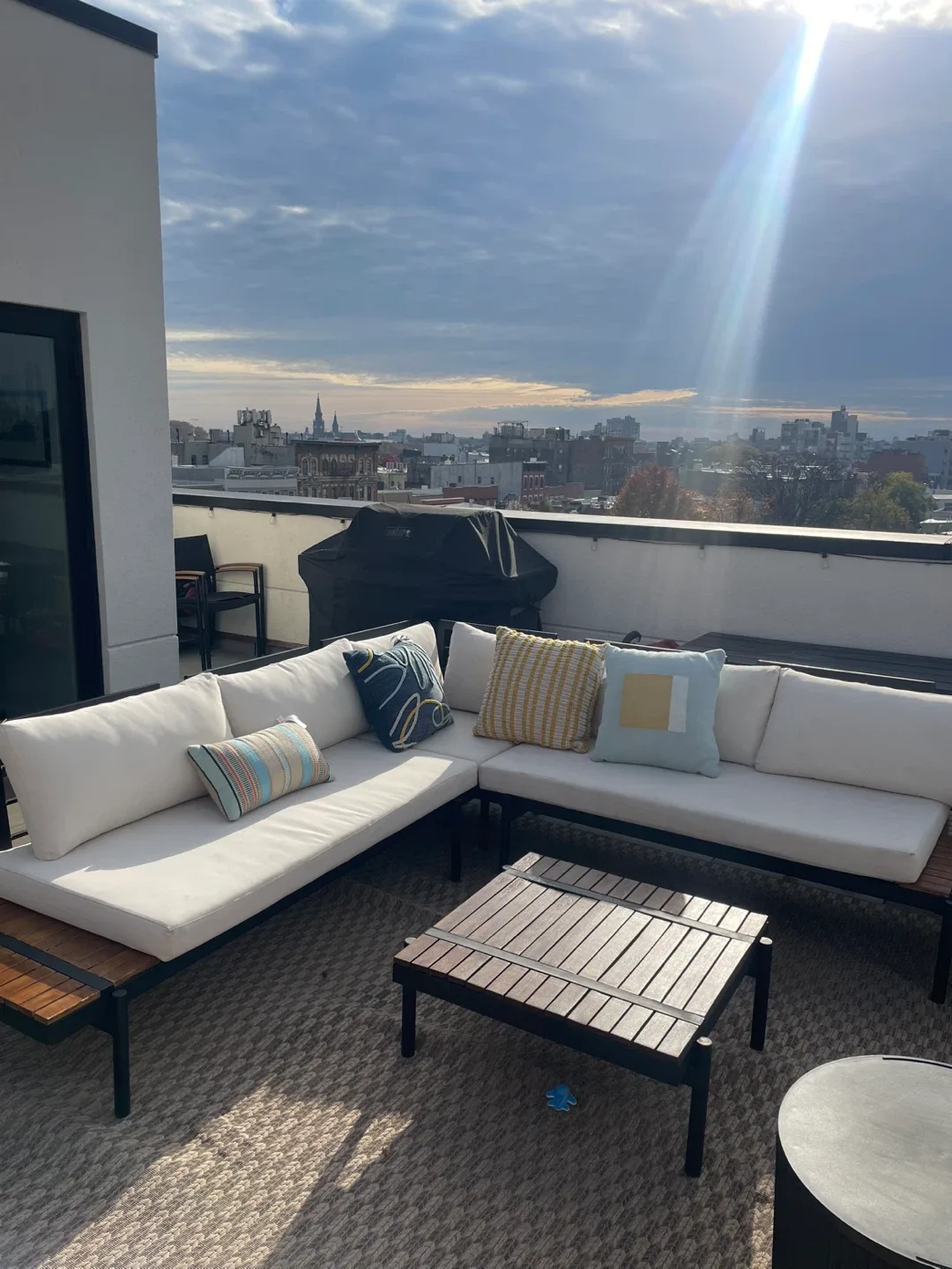 Outdoor Sectional Sofa & Coffee Table Set image indicator(2)