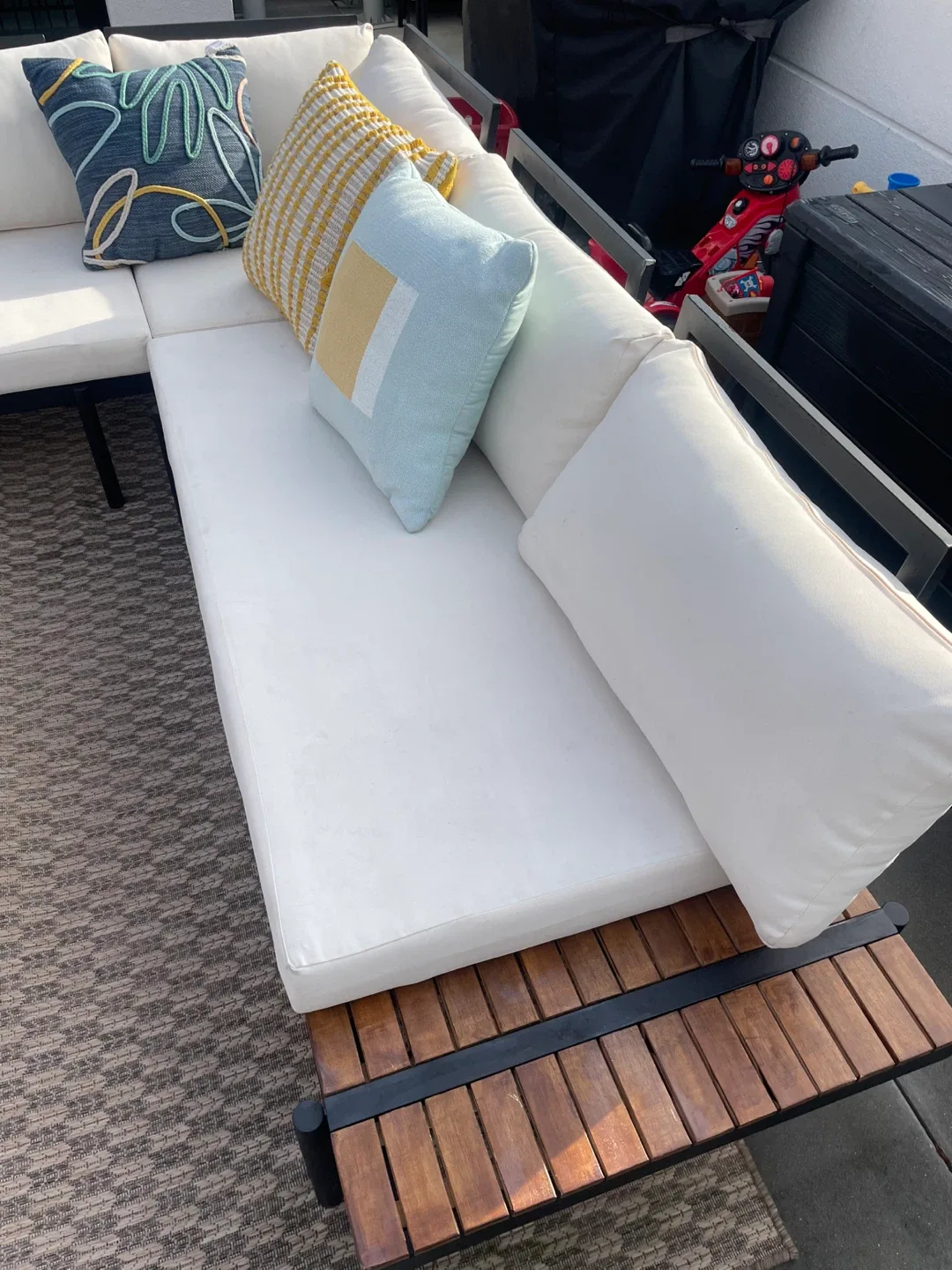 Outdoor Sectional Sofa & Coffee Table Set image indicator(6)