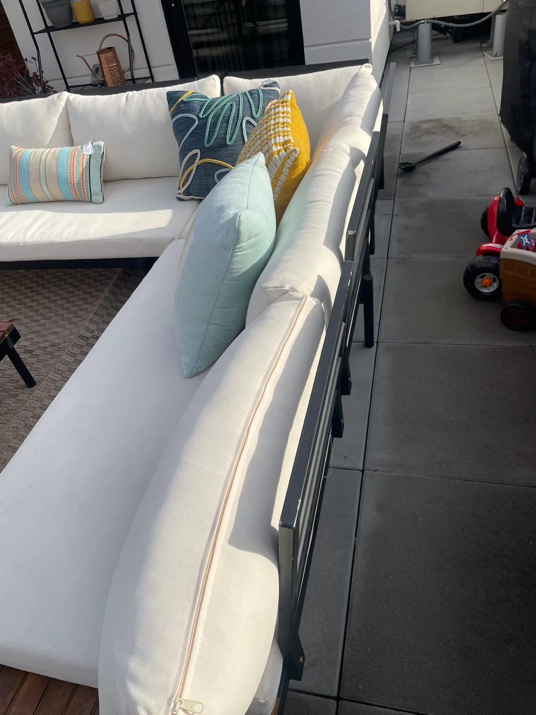 Outdoor Sectional Sofa & Coffee Table Set image indicator(7)