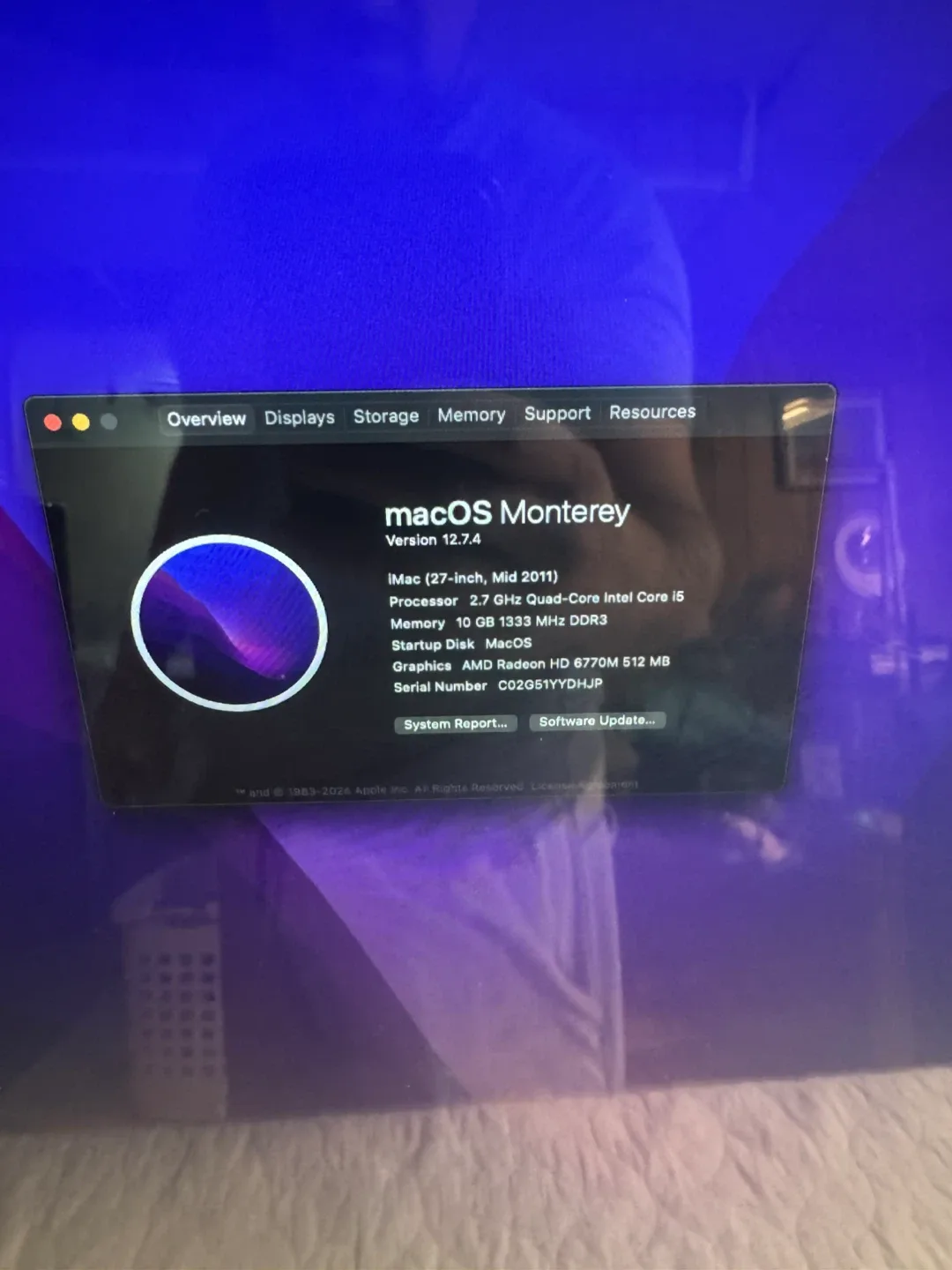 iMac 27-inch (Mid 2011) - macOS Monterey image indicator(2)