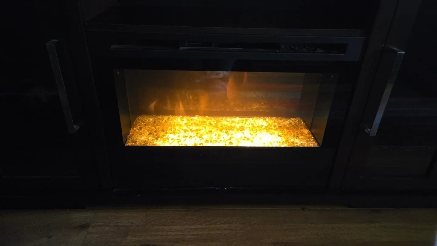 TV Stand with Electric Fireplace image indicator(2)