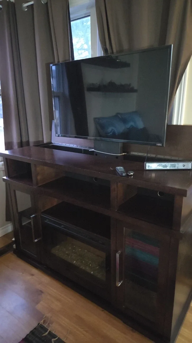 TV Stand with Electric Fireplace image indicator(6)